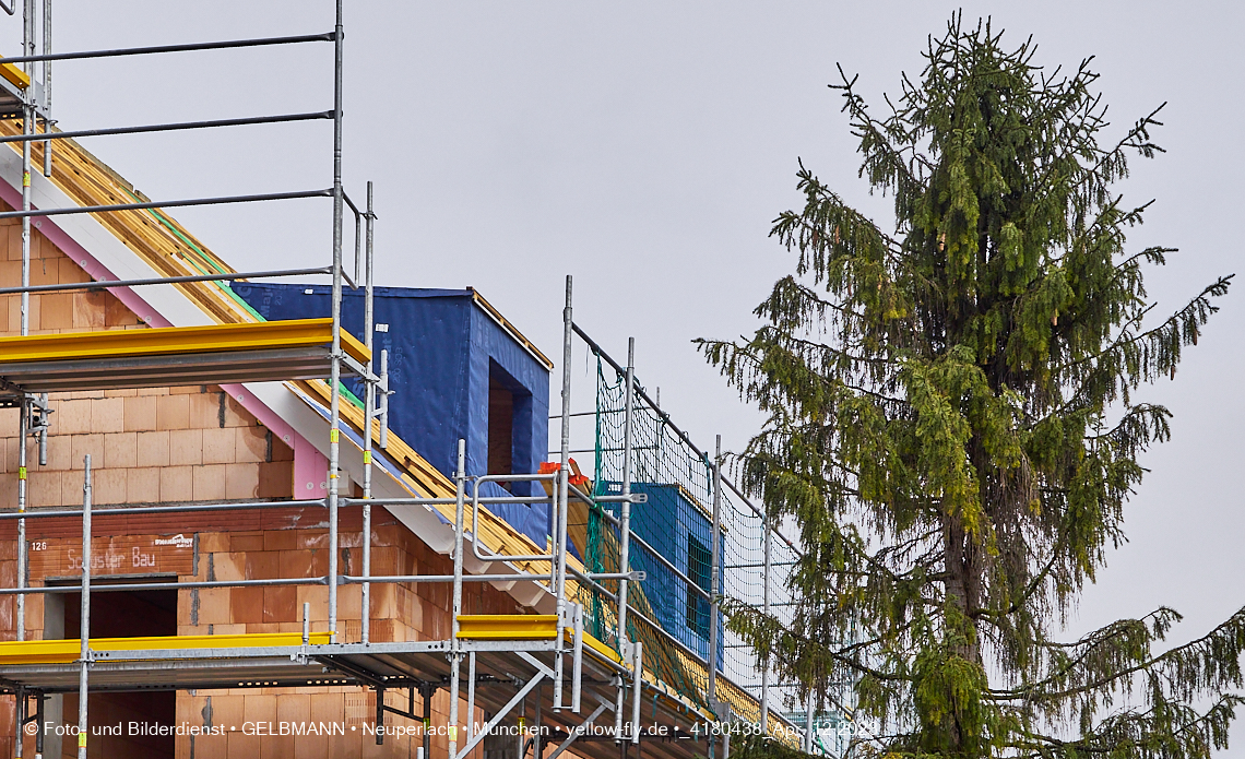 12.04.2023 - Baustelle Niederalmstraße 16 in Neuperlach